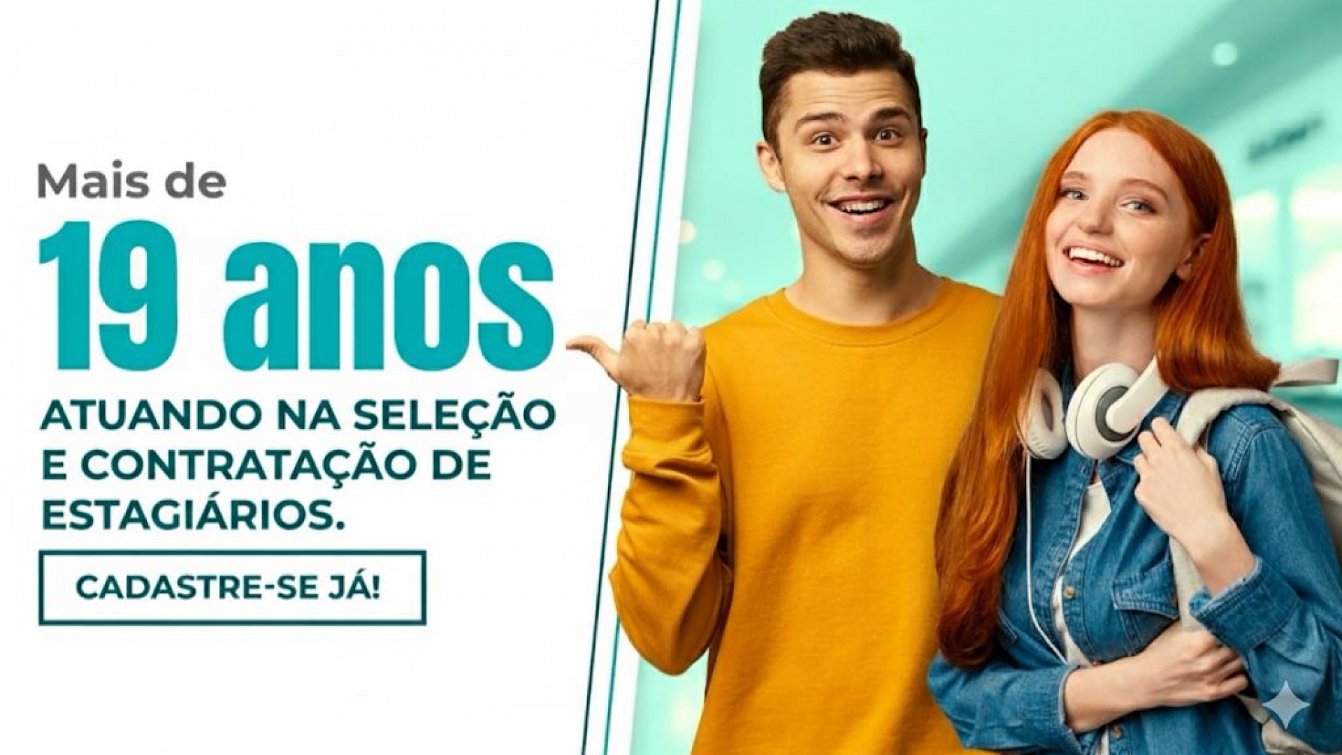 Mais de 19 anos atuando na seleção e contratação de estágiarios Agencia de Emprego Sorocaba Estágio Sorocaba Primeiro Emprego Sorocaba